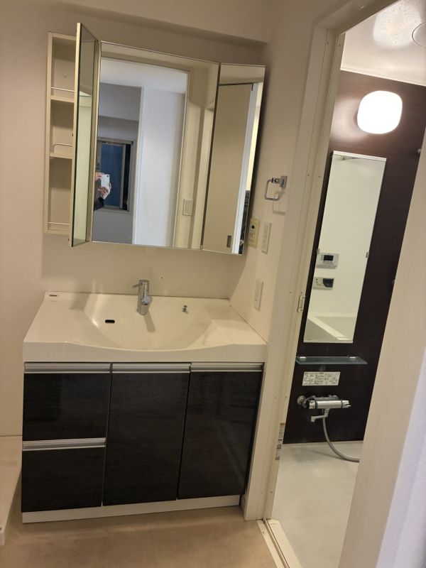 ダイナシティ北浜9階1LDK 洗面所の画像