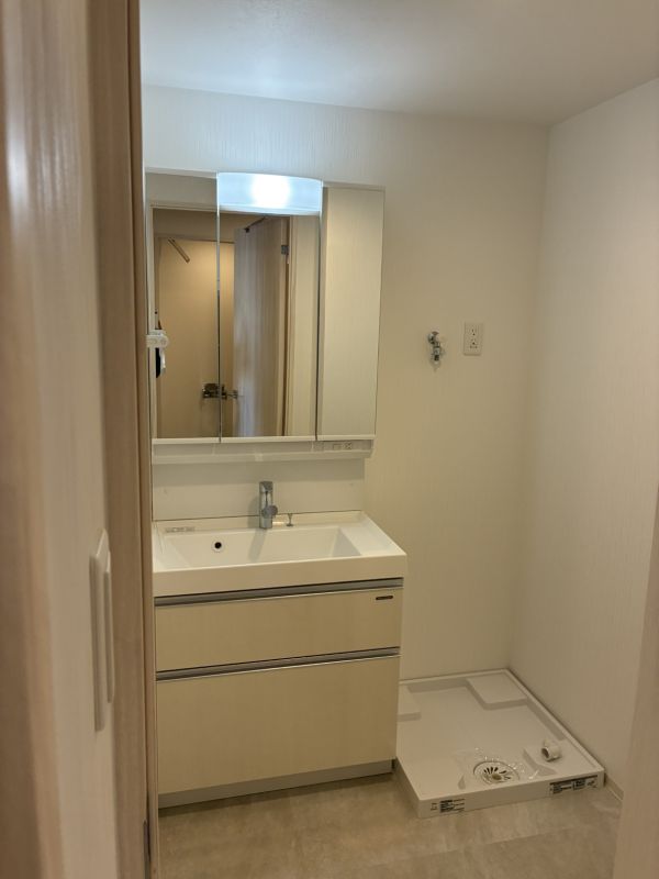 プレジオ難波EURO12階1LDK 洗面所の画像