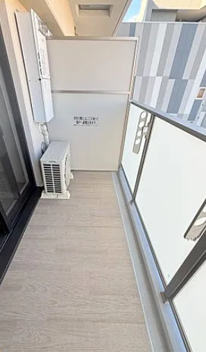 リヴェント難波ウエスト7階1K ベランダの画像