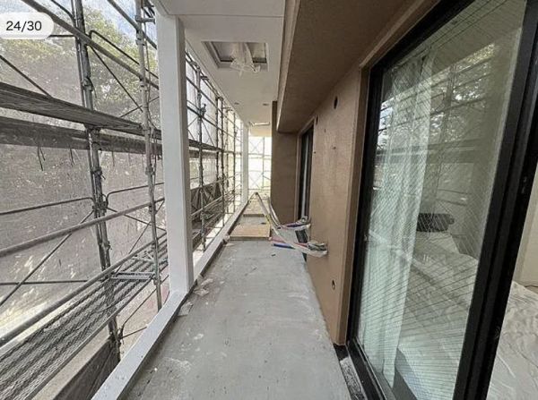 Luxe深江橋Ⅱ7階1LDK ベランダの画像