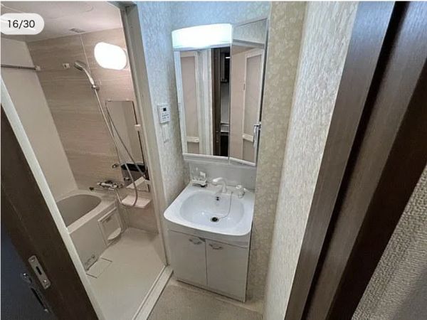 Luxe深江橋Ⅱ8階1K 洗面所の画像