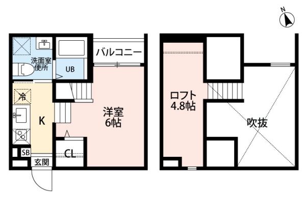 1Rの間取り画像