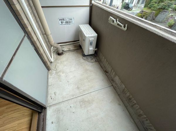 ラフォーレ竹山1階1K ベランダの画像