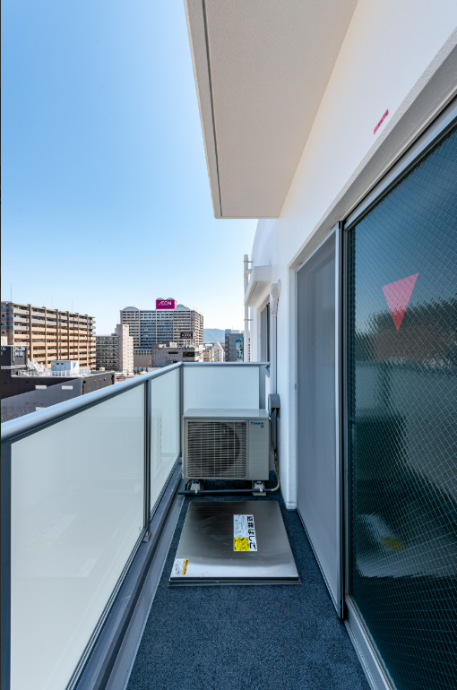 Siete布施駅前4階1K ベランダの画像