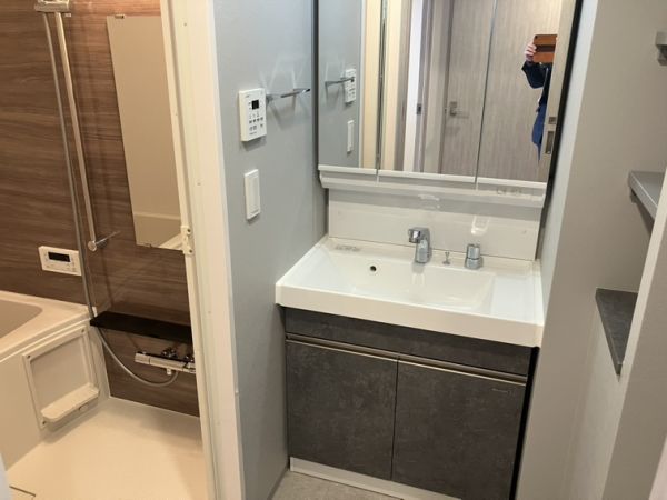 ブランシエスタ南吹田パークサイド7階1LDK 洗面所の画像