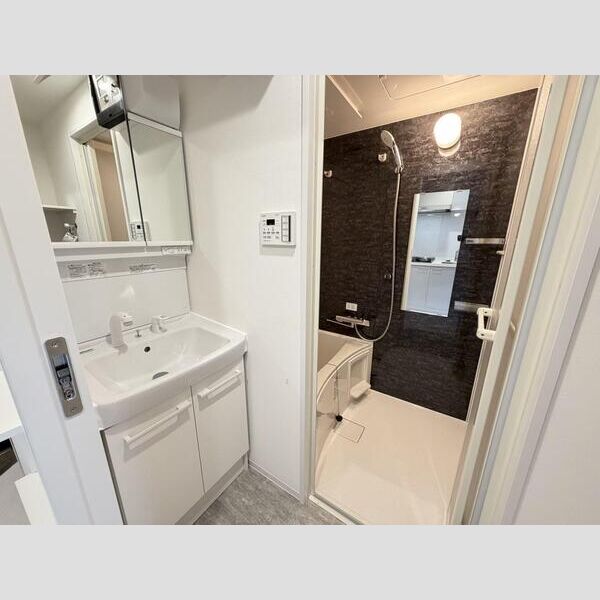 パークヒルズ天保山Moe02階1K 洗面所の画像