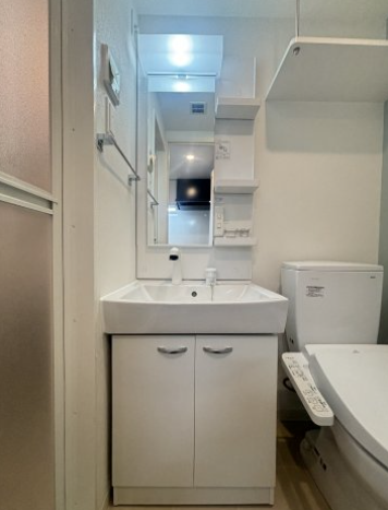 エグゼ大阪DOMECITYシエル1階1K 洗面所の画像