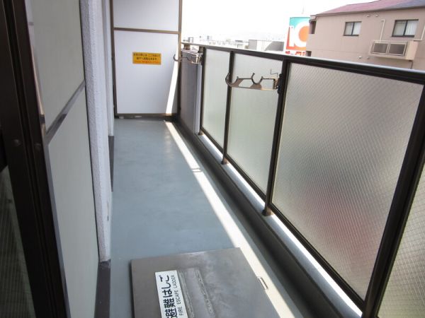 グレーシア大西6階3LDK ベランダの画像