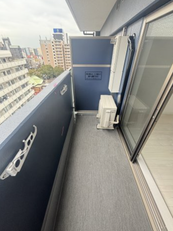 エグゼ大阪DOMECITYシエル3階1K ベランダの画像