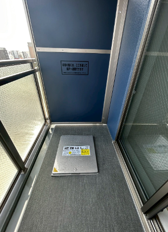 エグゼ大阪DOMECITYシエル3階1K ベランダの画像