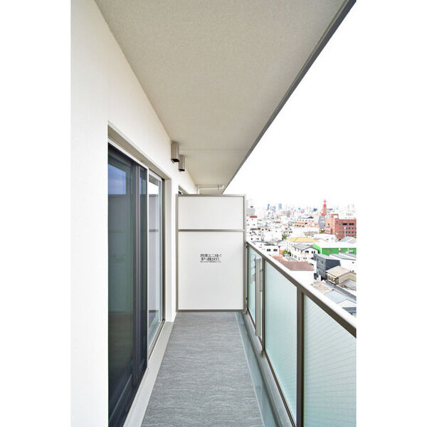 	リアライズ今里南9階1LDK ベランダの画像