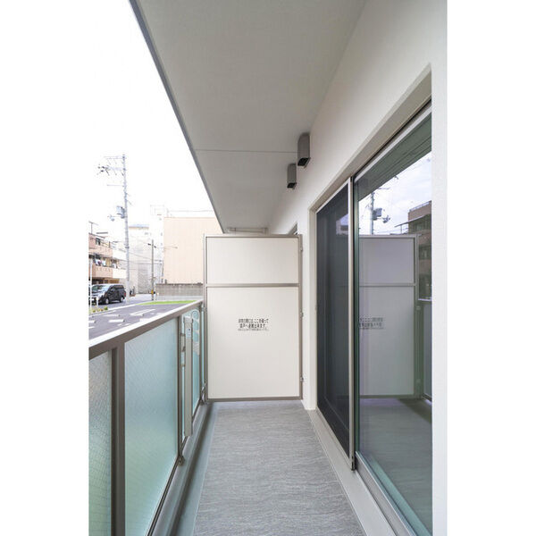 	リアライズ今里南1階1LDK ベランダの画像