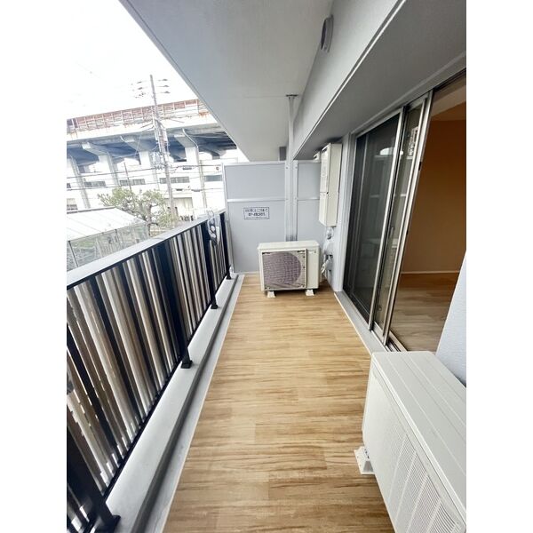 スプランディッド天王寺SOUTH2階1LDK ベランダの画像