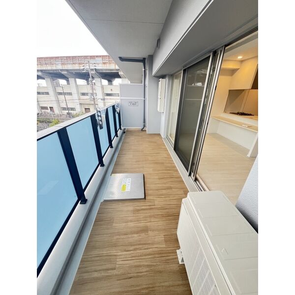 スプランディッド天王寺SOUTH3階2LDK ベランダの画像