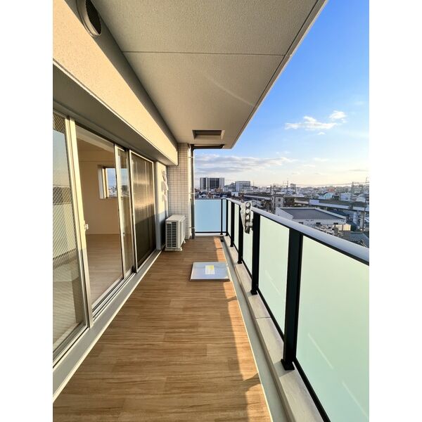 スプランディッド天王寺SOUTH5階2LDK ベランダの画像