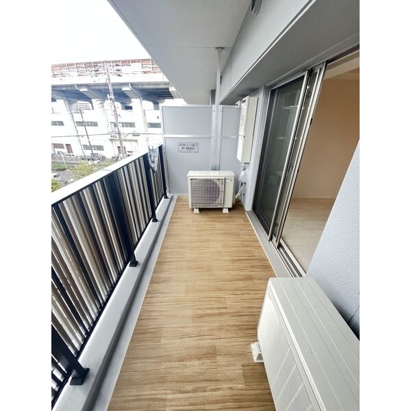 スプランディッド天王寺SOUTH3階1LDK ベランダの画像