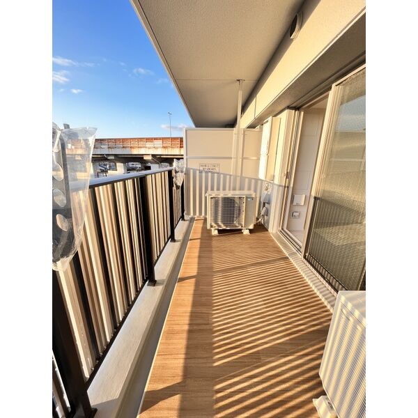 スプランディッド天王寺SOUTH5階1LDK ベランダの画像