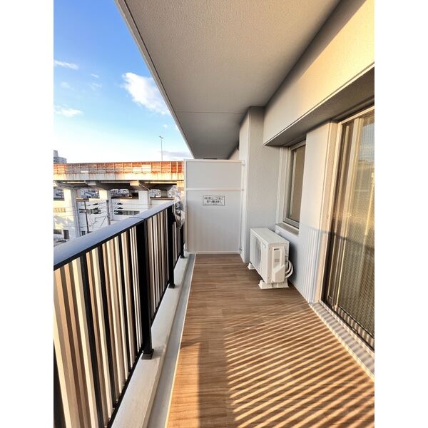 スプランディッド天王寺SOUTH5階1LDK ベランダの画像