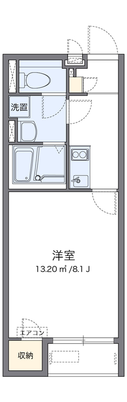 1Kの間取り画像