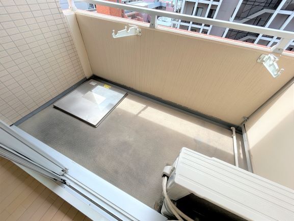 ドゥーエ江坂Ⅲ15階1K ベランダの画像