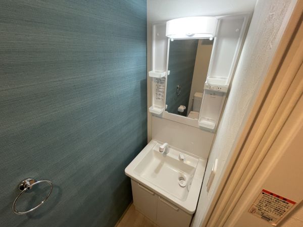 グランディスタ谷町9丁目4階1K 洗面所の画像