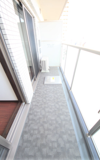 スプランディッド安土町12階1LDK ベランダの画像