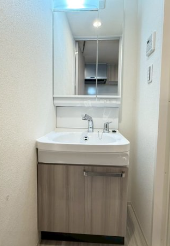プレサンス東小橋エレディータ4階1K 洗面所の画像